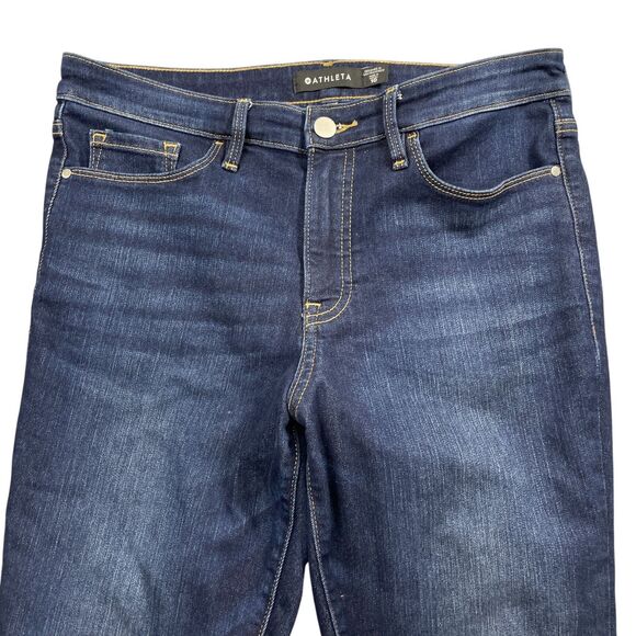 Athleta Jeans 10 Cotton Blend Skinny Fit Pockets - Picture 5 of 6